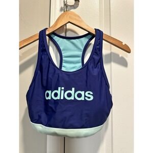 Adidas Blue Sports Bra‎ Medium